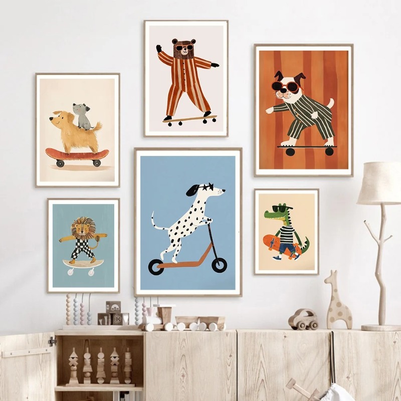 Baby Nursery Neutral - Posters Prints Wall Art Canvas Neutral