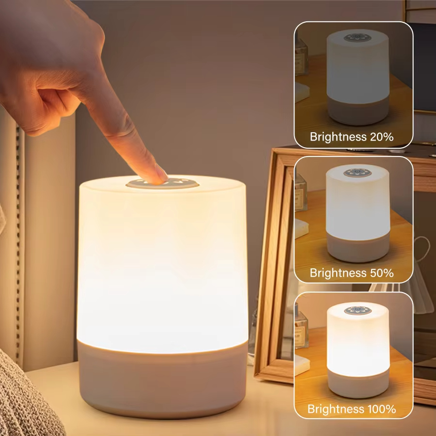 Baby Nursery Lamp - Bedside LED Touch Night Lights Dimmable