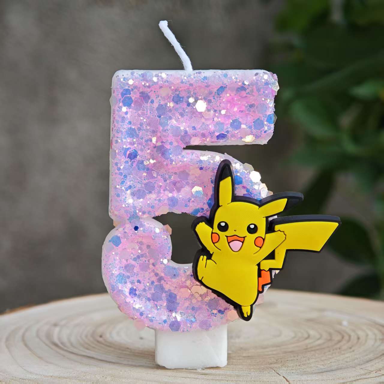 Baby Food Processor - Pikachu Pokémon Candles 0-9 Number Cake