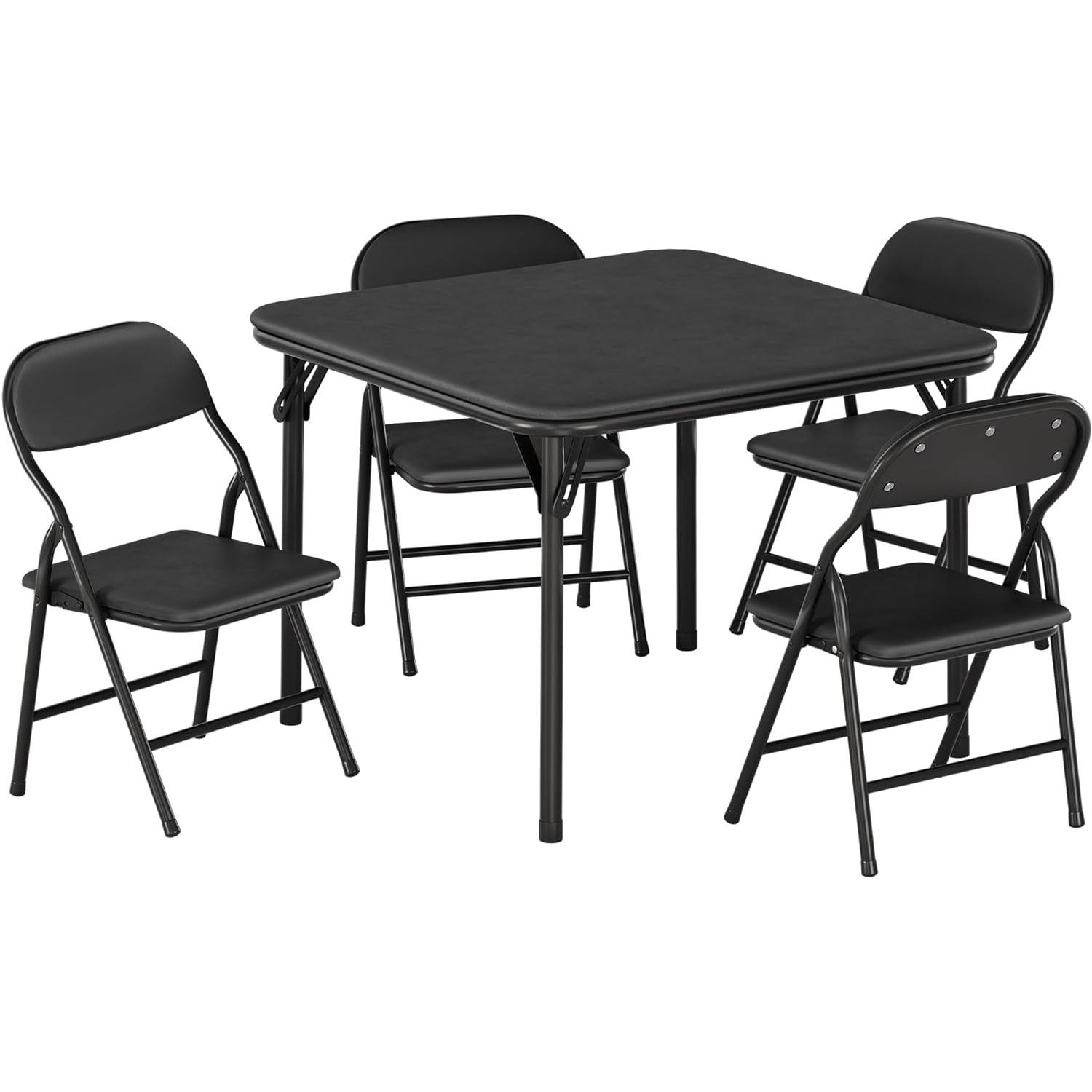 Baby Nursery Chair - 5-Piece Kids Folding Table and Chairs