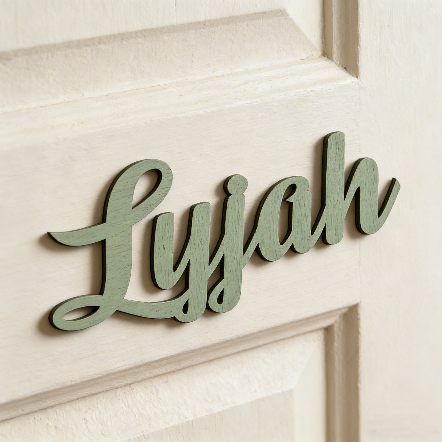 1pc Personalized wooden surnam - đánh giá và giá Baby Name Wall Art