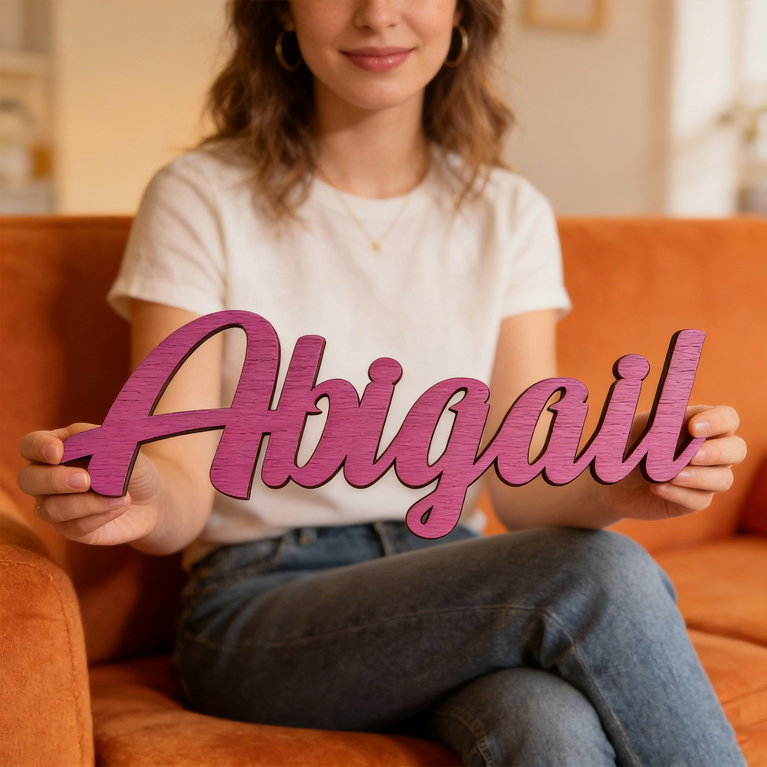 1pc Personalized wooden surnam - đánh giá và giá Baby Name Wall Art