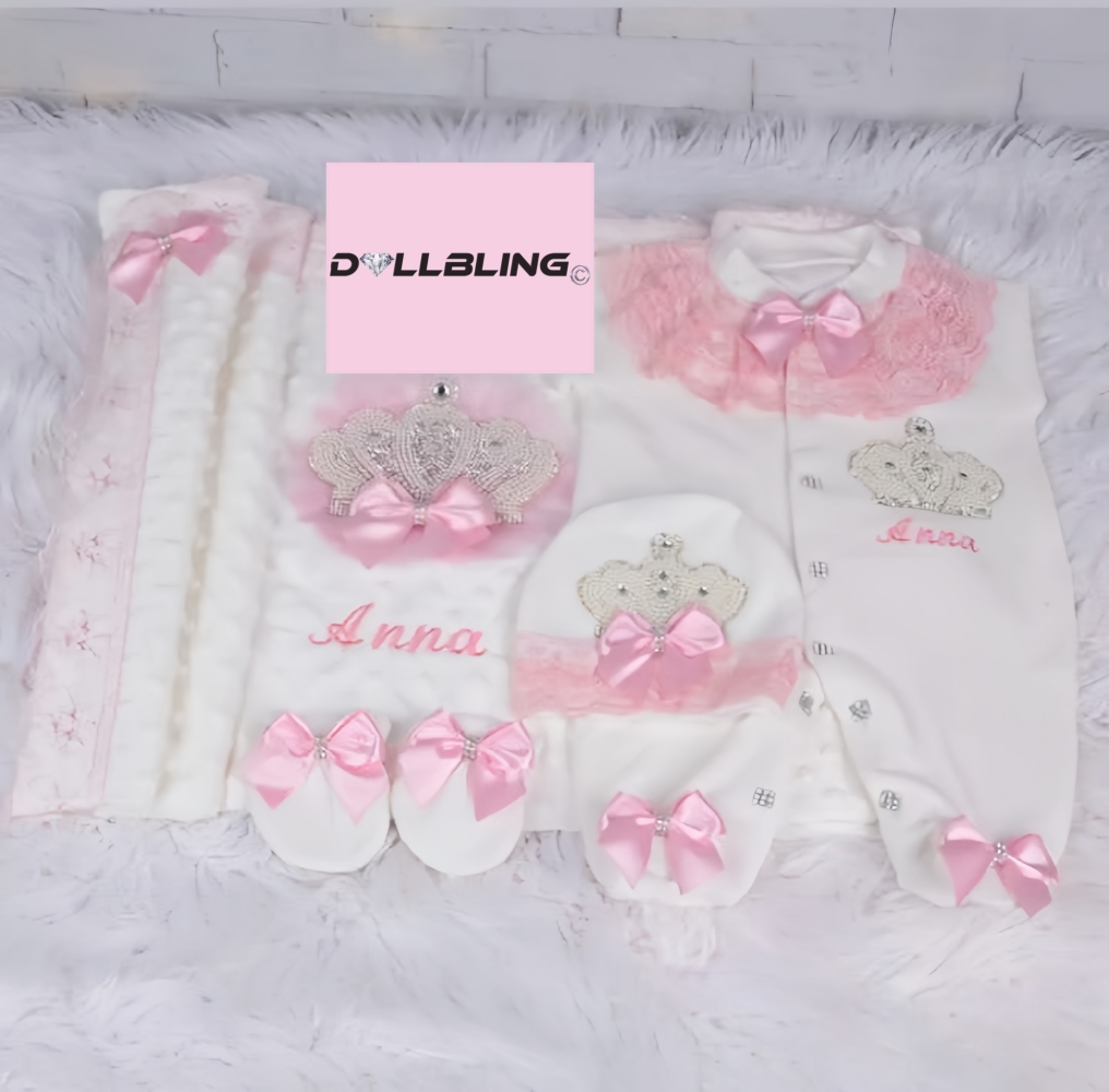 Dollbling Newborn Baby 4pcs+Sw - đánh giá và giá Baby Nursery Embroidery