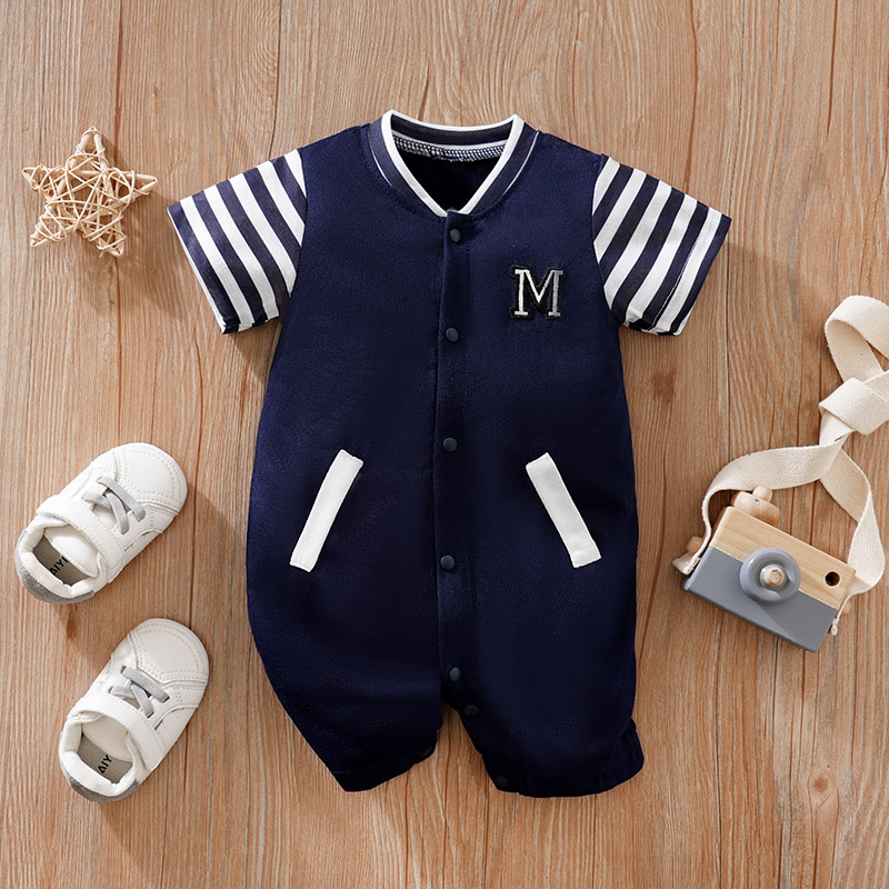 0-18 Baby Jumpsuit Casual Lett - đánh giá và giá Baby Nursery Embroidery