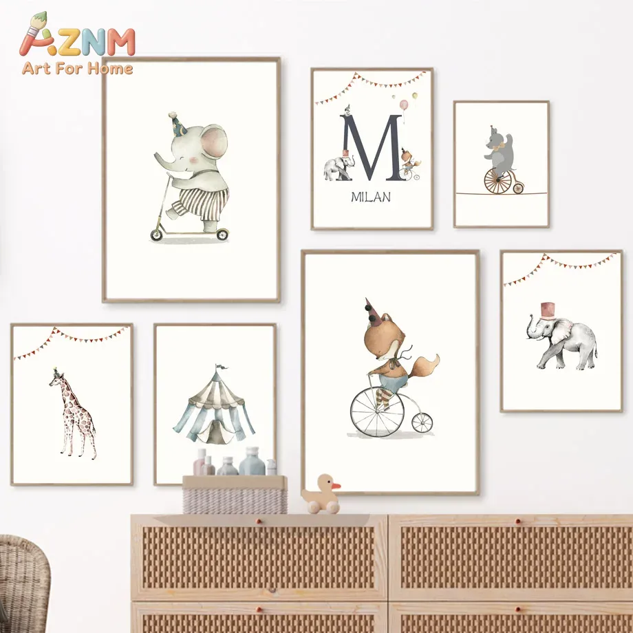 AZNM Frameless Canvas Poster W - đánh giá và giá Baby Name Wall Art