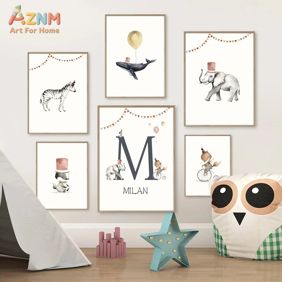 AZNM Frameless Canvas Poster W - đánh giá và giá Baby Name Wall Art
