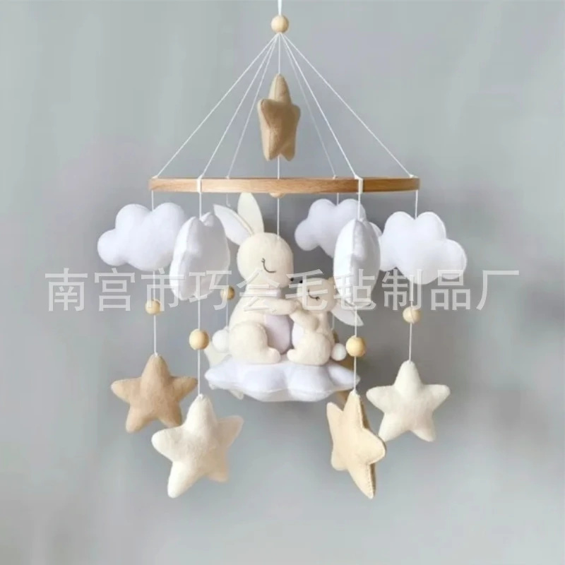 Handmade Soft Felt Bunny Baby  - đánh giá và giá Baby Nursery Neutral