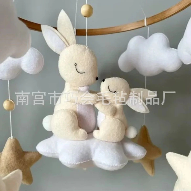 Handmade Soft Felt Bunny Baby  - đánh giá và giá Baby Nursery Neutral