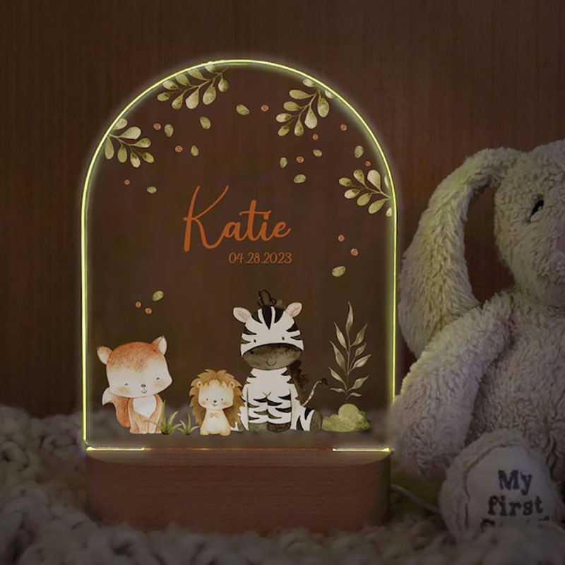 Custom Name Baby Night Light P - đánh giá và giá Baby Nursery Lamp