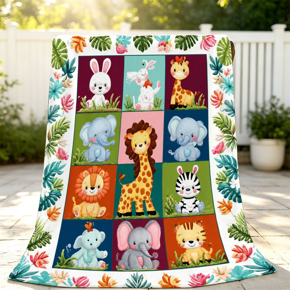 Ultra Cute Safari Animal Print - đánh giá và giá Baby Nursery Themes Girl