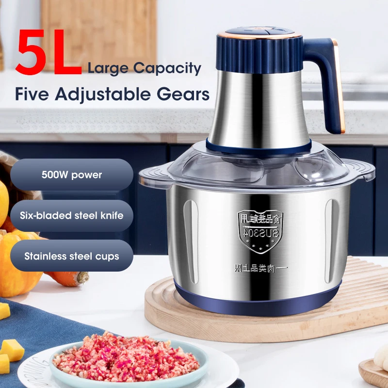 5L Electric Meat Grinders 304  - đánh giá và giá Baby Food Processor