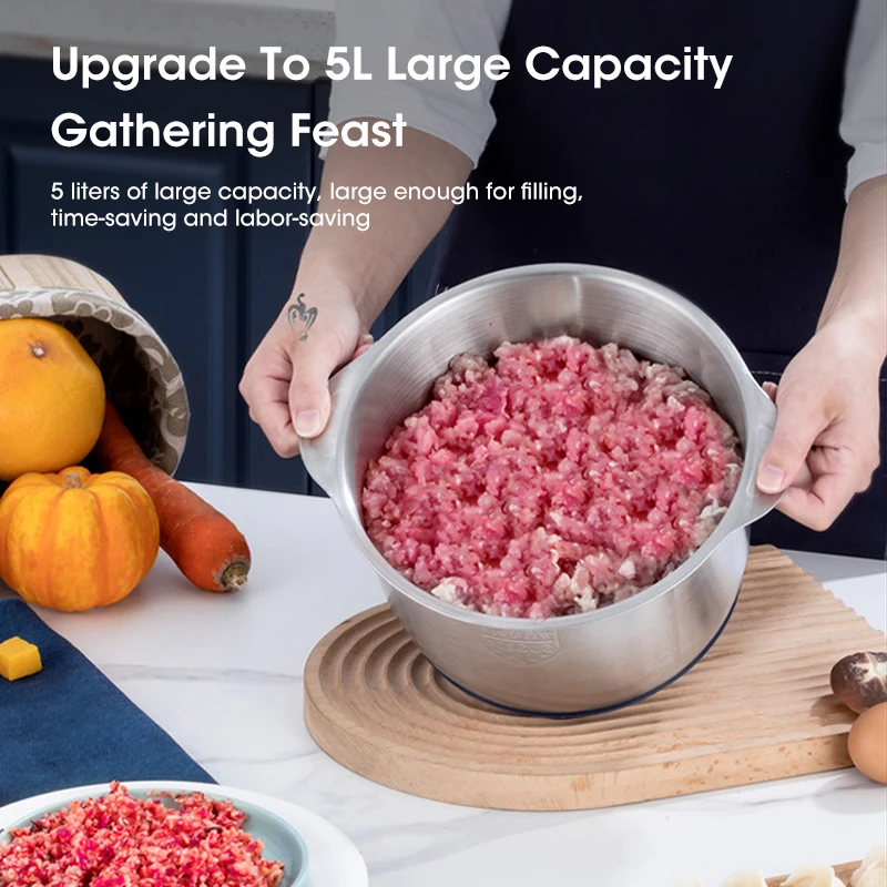 5L Electric Meat Grinders 304  - đánh giá và giá Baby Food Processor