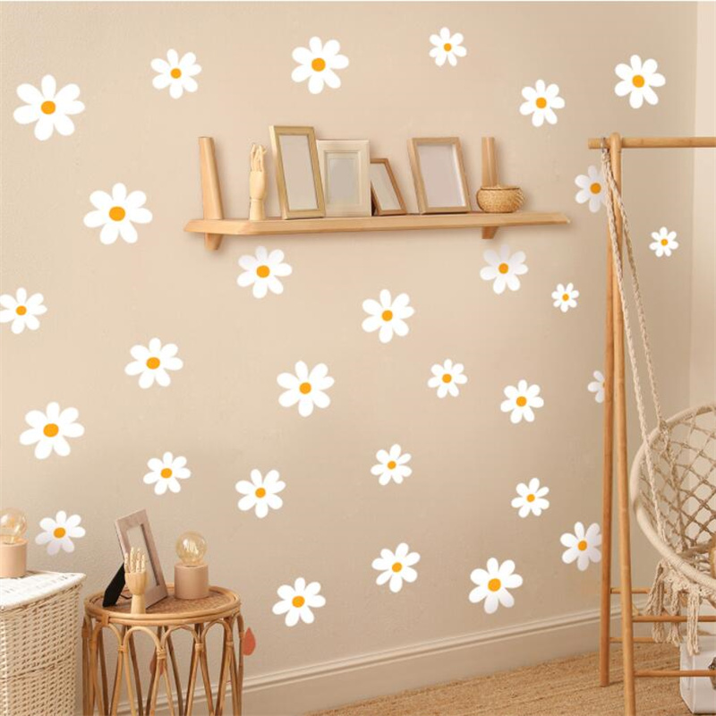 Floral Daisy Flower Wall Stick - đánh giá và giá Baby Nursery Plants