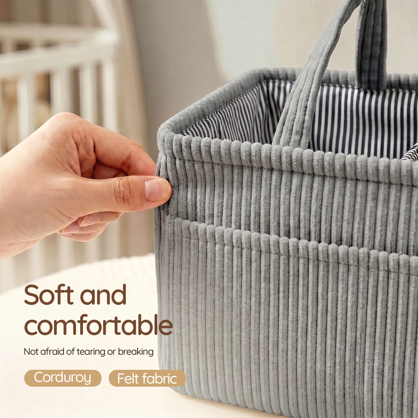 Baby Nappy Caddy Organizer Fol - đánh giá và giá Baby Nursery Fabric
