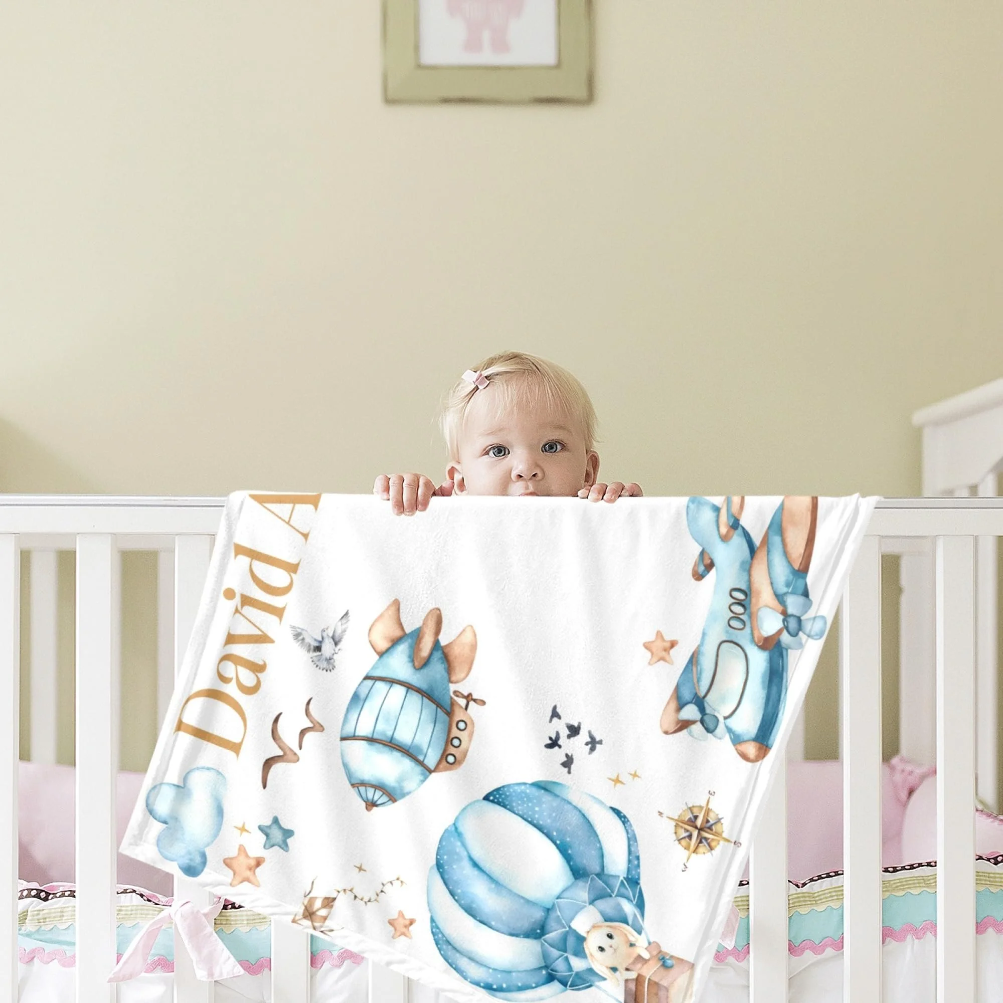 VIKAMA Aviation Baby Monthly M - đánh giá và giá Baby Nursery Fabric