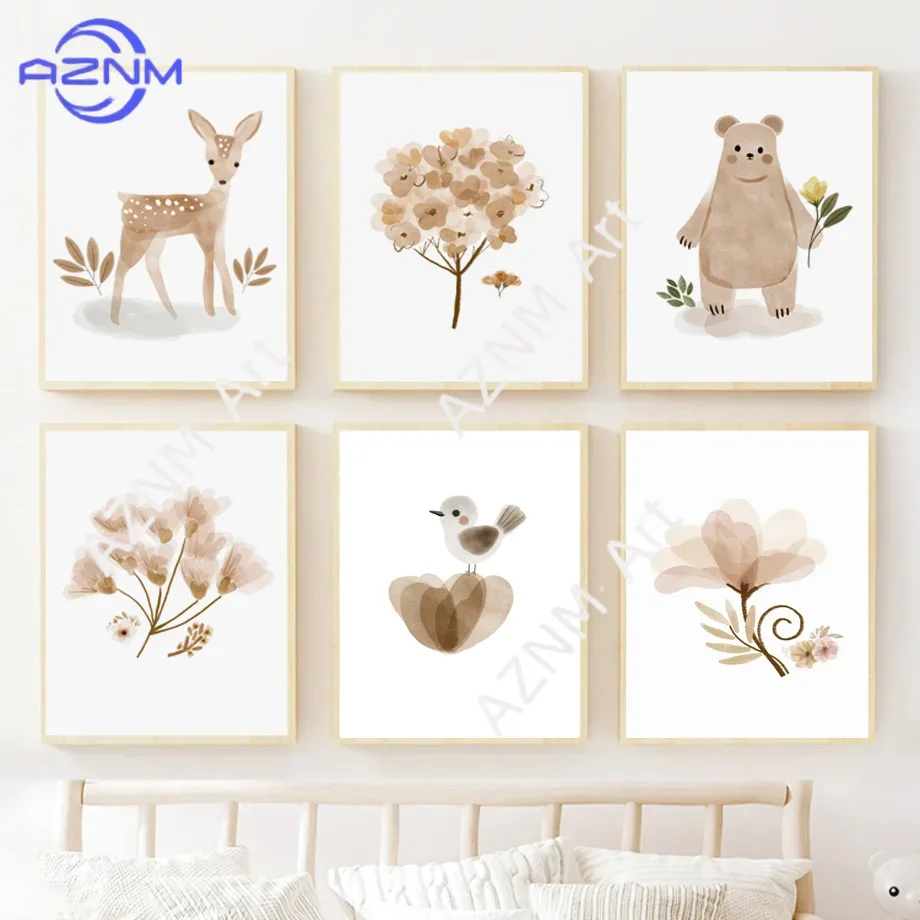Boho Nursery Wall Art Canvas - - đánh giá và giá Baby Nursery Art