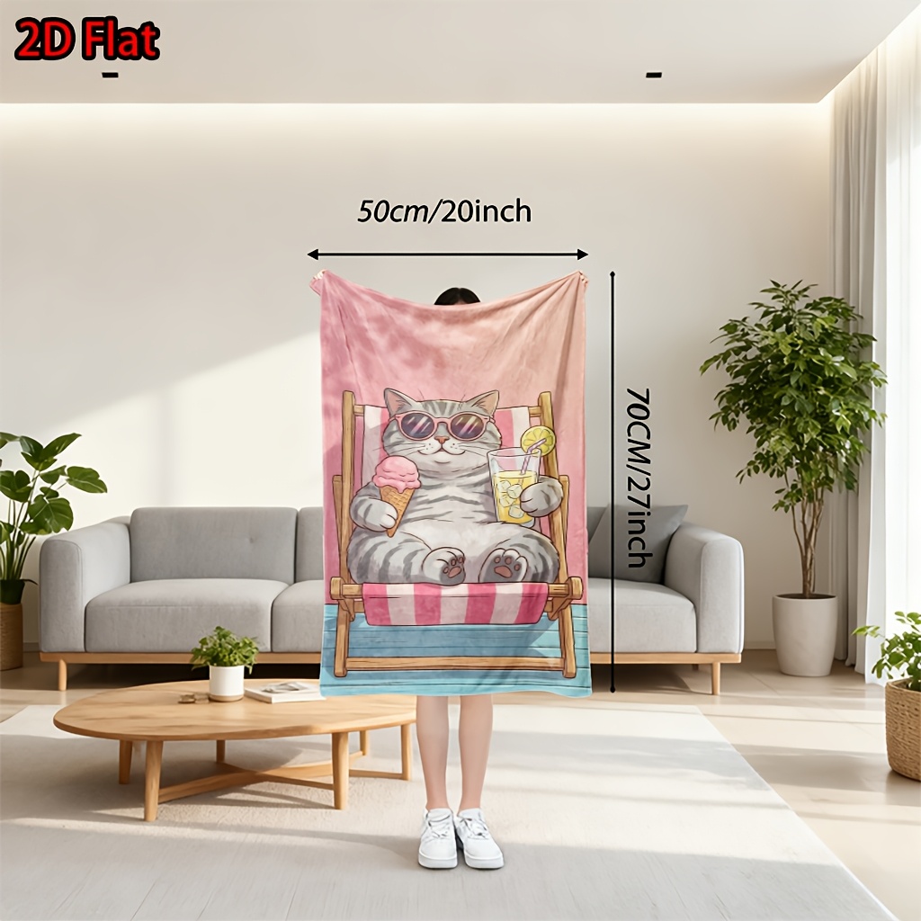 Adorable Cat Summer Throw Blan - đánh giá và giá Baby Nursery Themes Girl