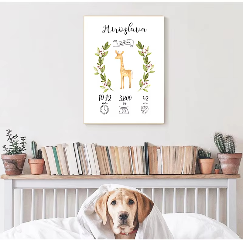 Personalized Custom Baby Birth - đánh giá và giá Baby Name Wall Art