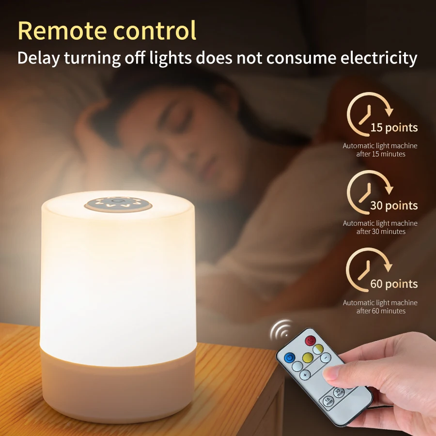 Bedside LED Touch Night Lights - đánh giá và giá Baby Nursery Lamp
