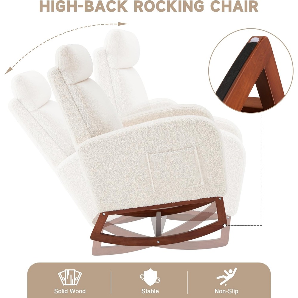 Rocking Chair Nursery Chair wi - đánh giá và giá Baby Nursery Glider Chair