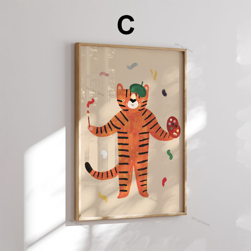 Funny Cartoon Animal Nursery W - đánh giá và giá Baby Nursery Fabric