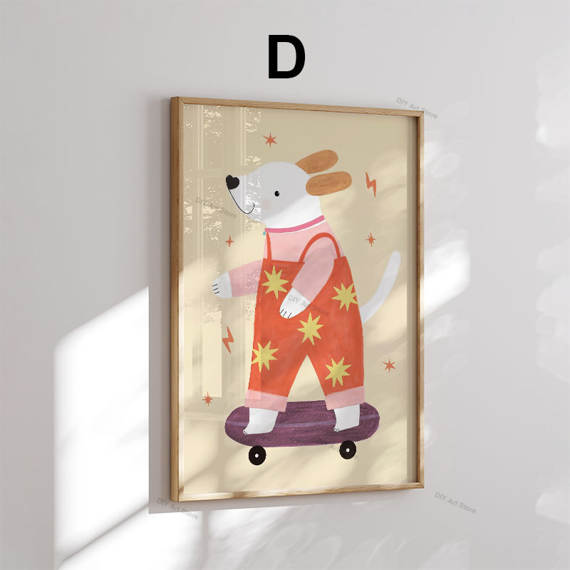 Funny Cartoon Animal Nursery W - đánh giá và giá Baby Nursery Fabric