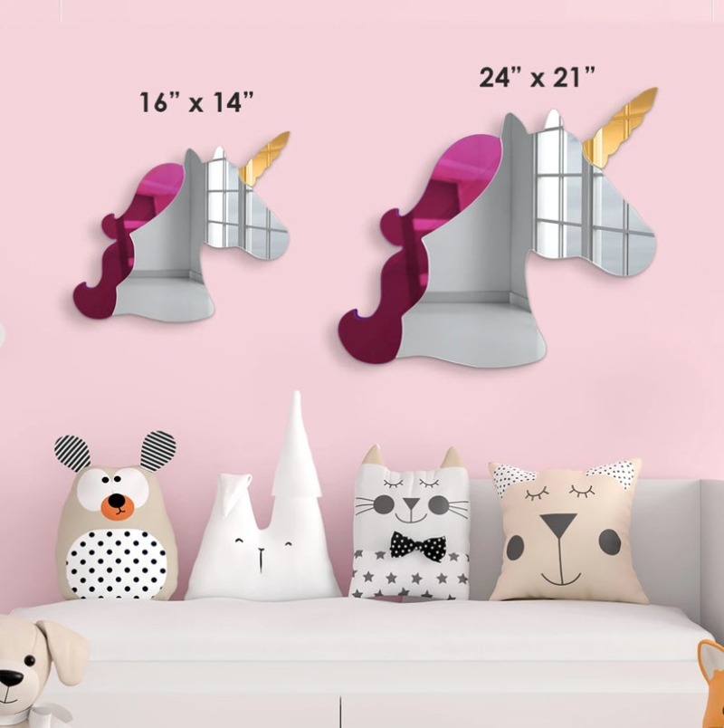 3D Acrylic Unicorn Wall Art Mi - đánh giá và giá Baby Nursery Themes Girl