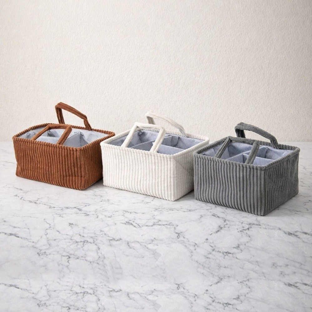 Corduroy Baby Diaper Caddy Org - đánh giá và giá Baby Nursery Fabric