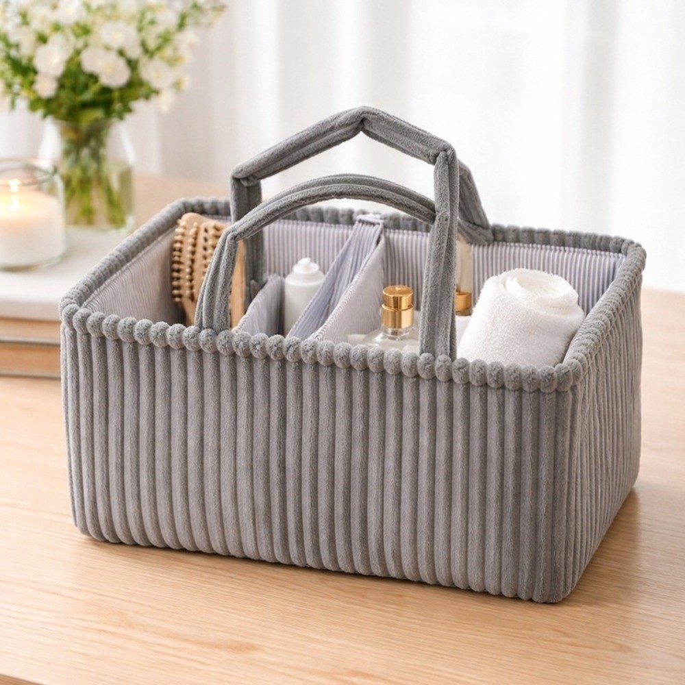 Corduroy Baby Diaper Caddy Org - đánh giá và giá Baby Nursery Fabric