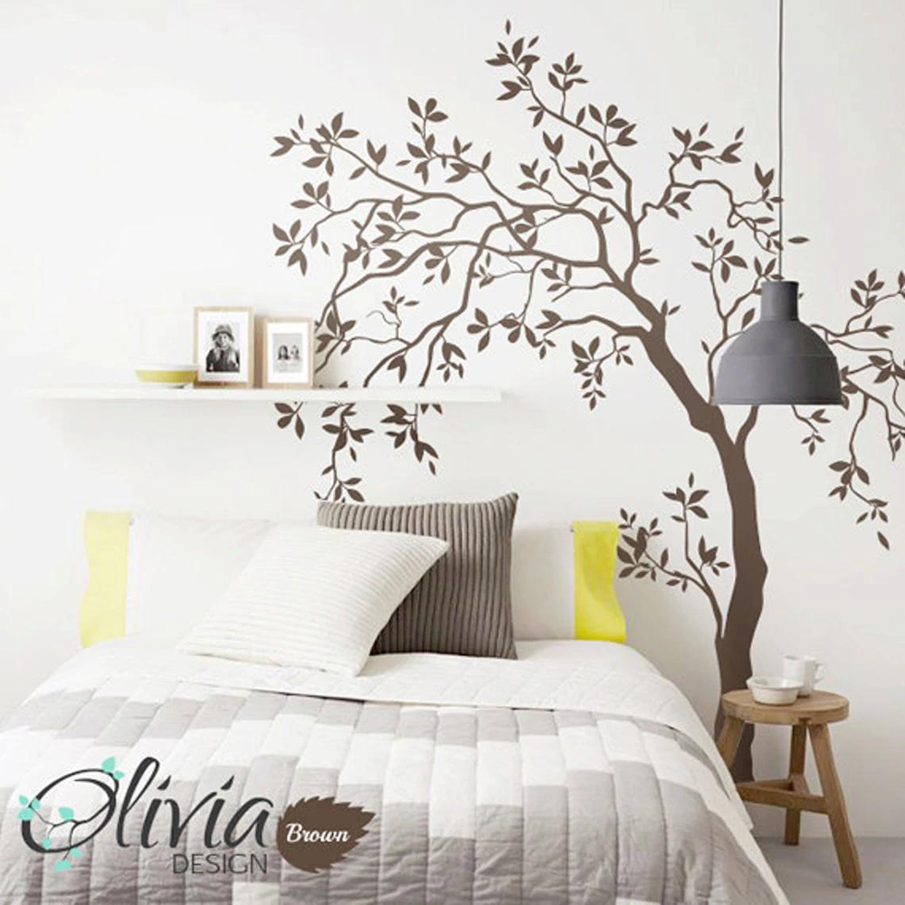 Large Tree Wall Sticker Baby N - đánh giá và giá Baby Nursery Plants