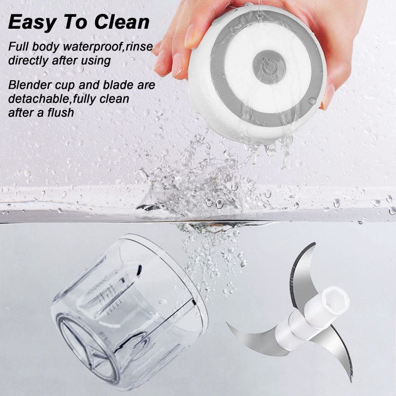 250ML Electric Garlic Grinder  - đánh giá và giá Baby Food Processor