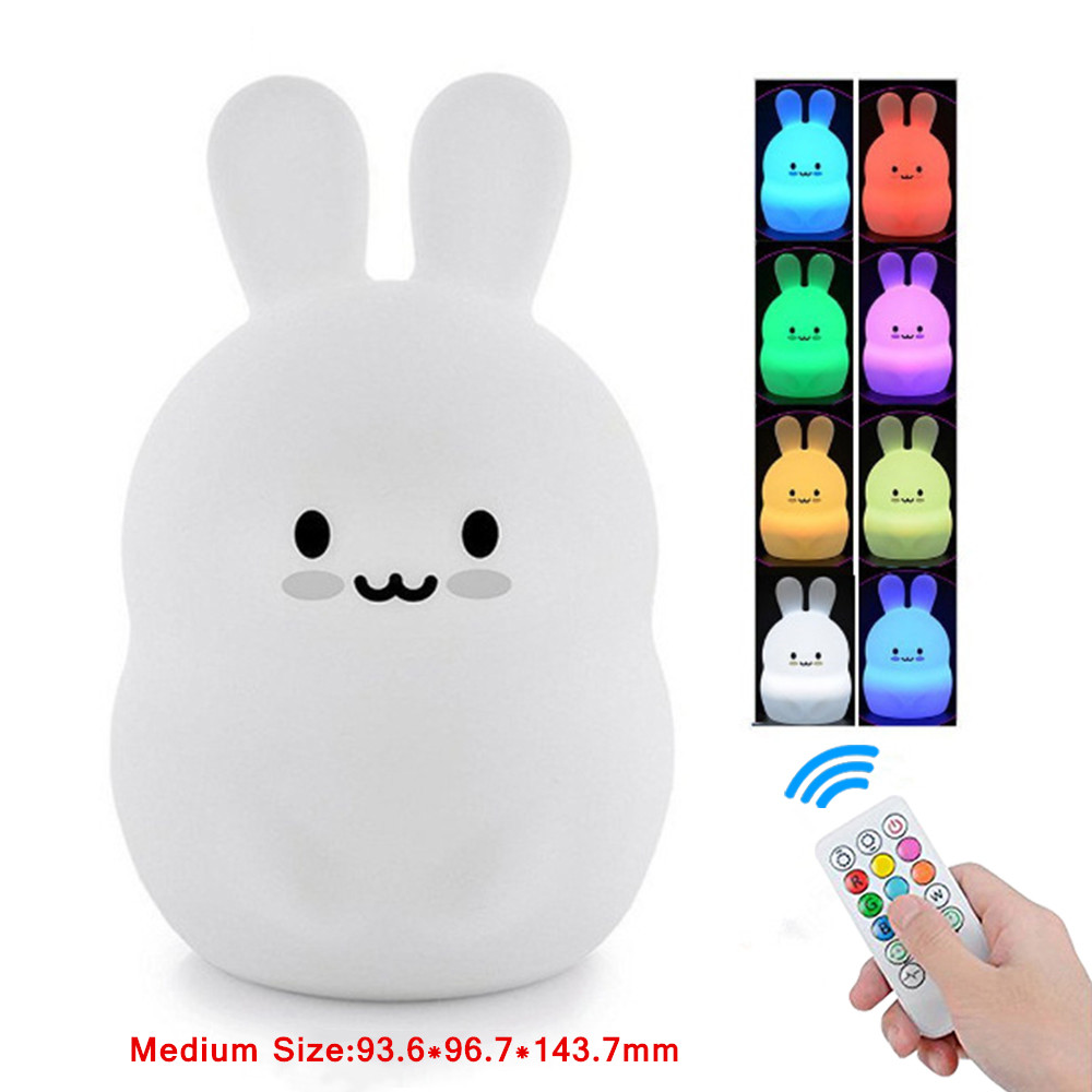Thỏ Đèn Ngủ LED Cảm Ứng Cảm Bi - đánh giá và giá Baby Nursery Lamp