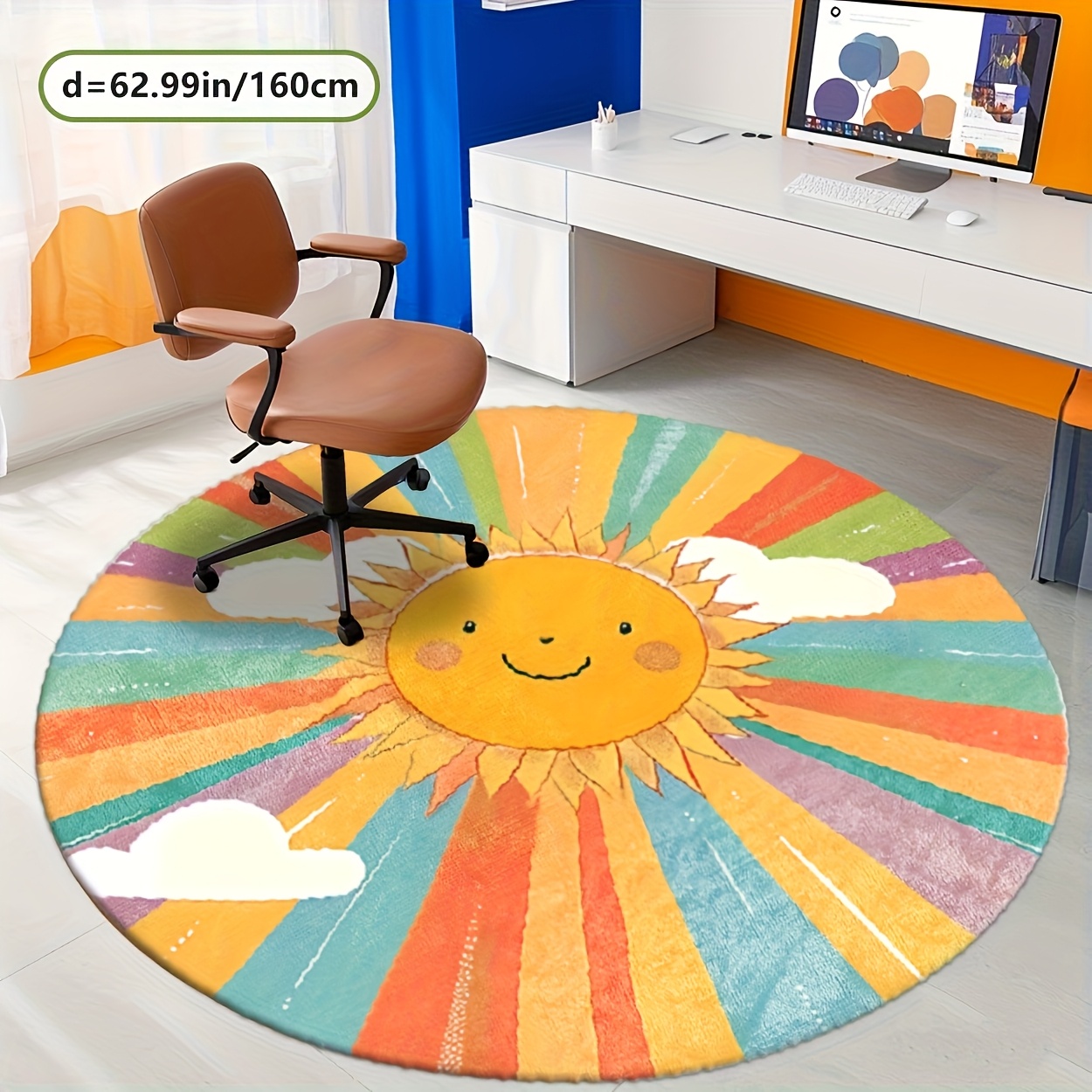 Cute Plush Round Sun Rainbow K - đánh giá và giá Baby Nursery Themes Girl
