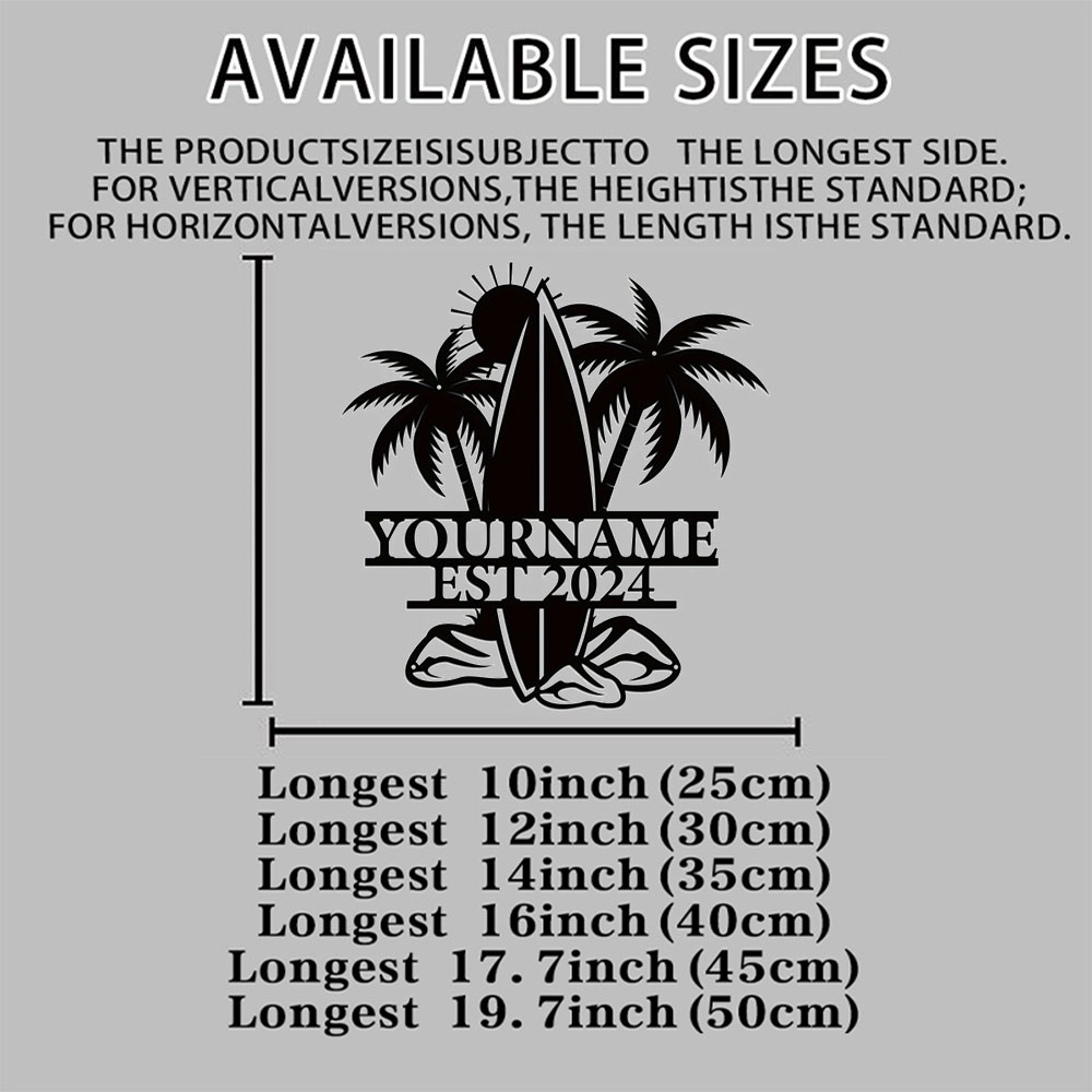 Customized Universal Surfboard - đánh giá và giá Baby Name Wall Art