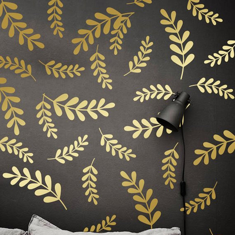 Thực Vật Lá Hoa Decal Dán Tườn - đánh giá và giá Baby Nursery Plants
