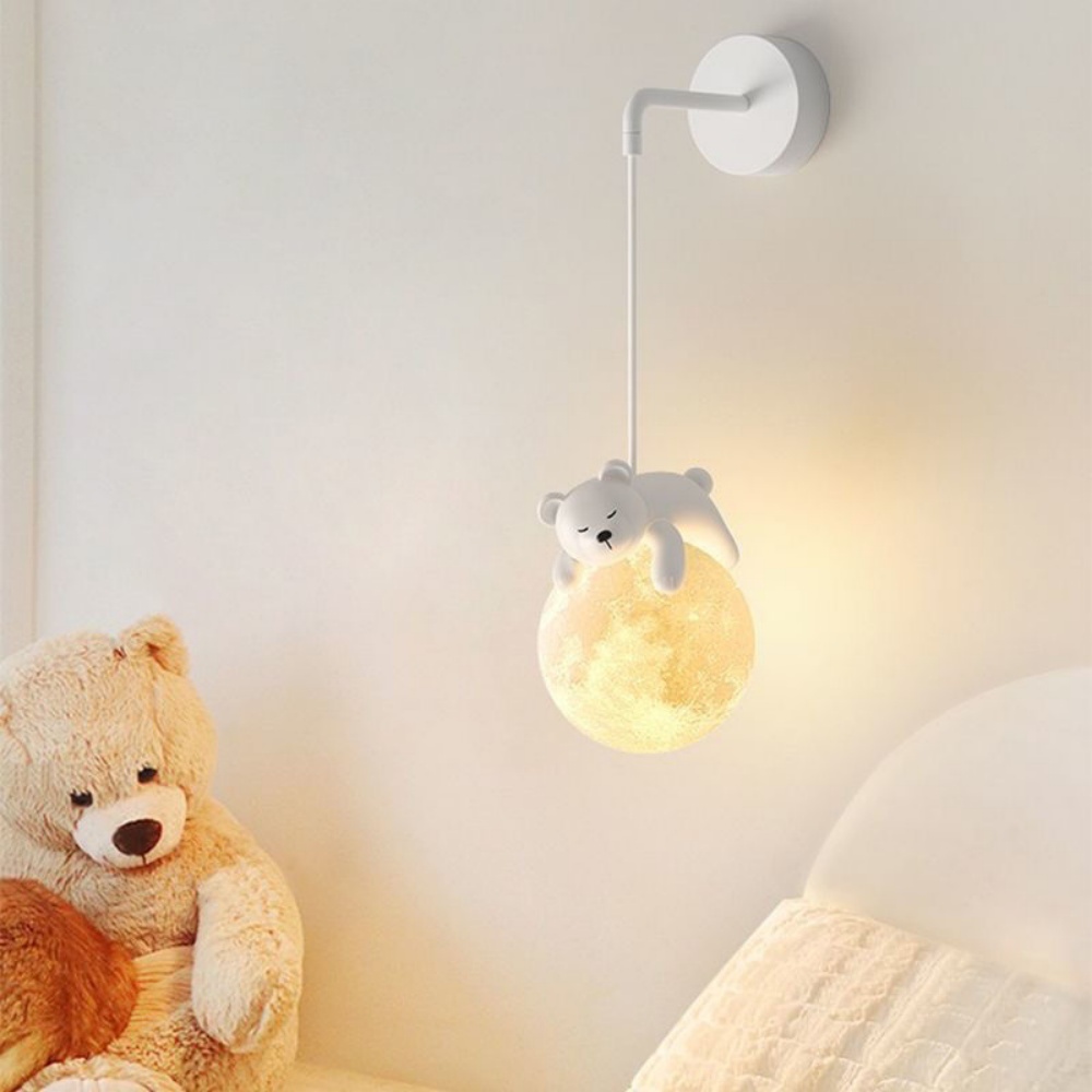 Cute Animal Wall Lamp White Ra - đánh giá và giá Baby Nursery Lamp