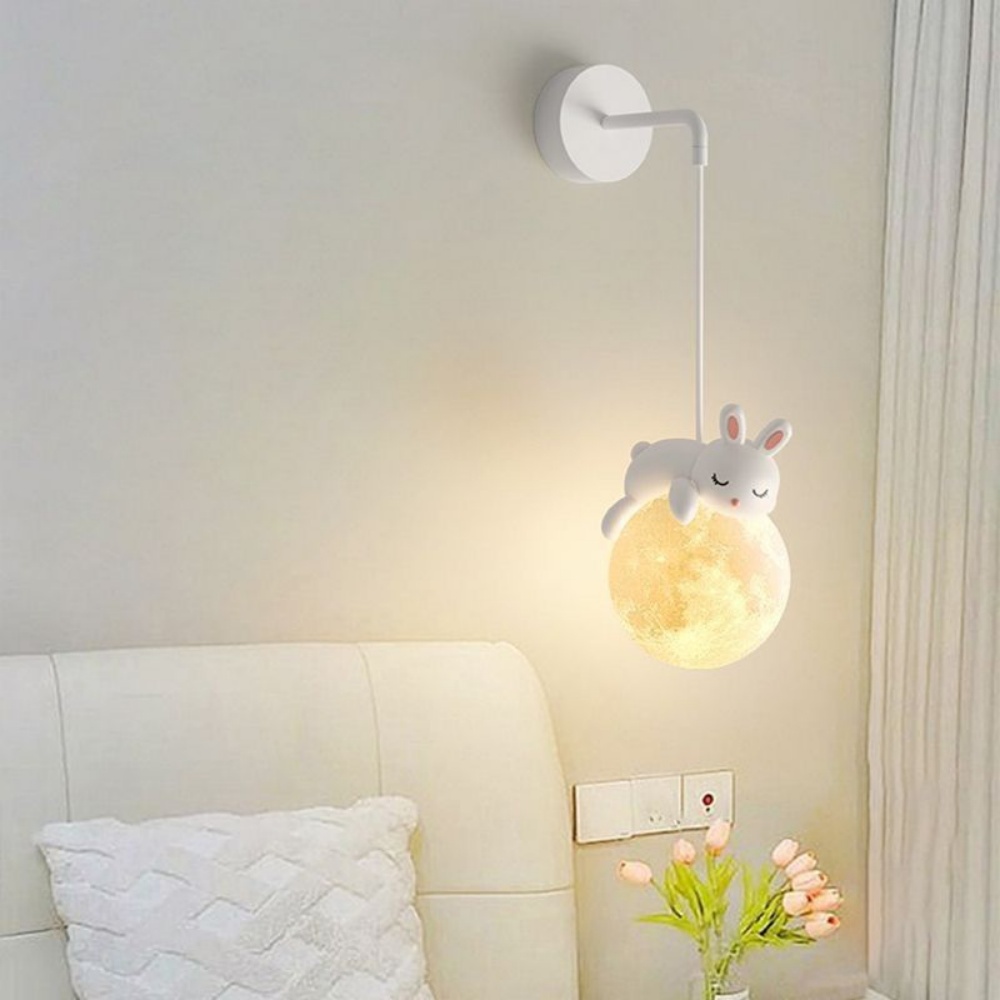 Cute Animal Wall Lamp White Ra - đánh giá và giá Baby Nursery Lamp