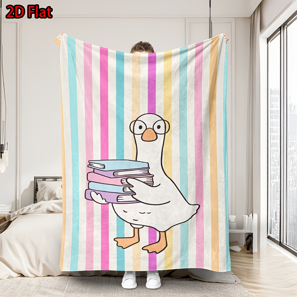 Cute Rainbow Stripe Throw Blan - đánh giá và giá Baby Nursery Themes Girl