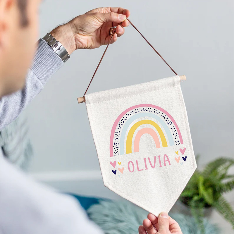Personalised Name Banner Rainb - đánh giá và giá Baby Nursery Themes Girl
