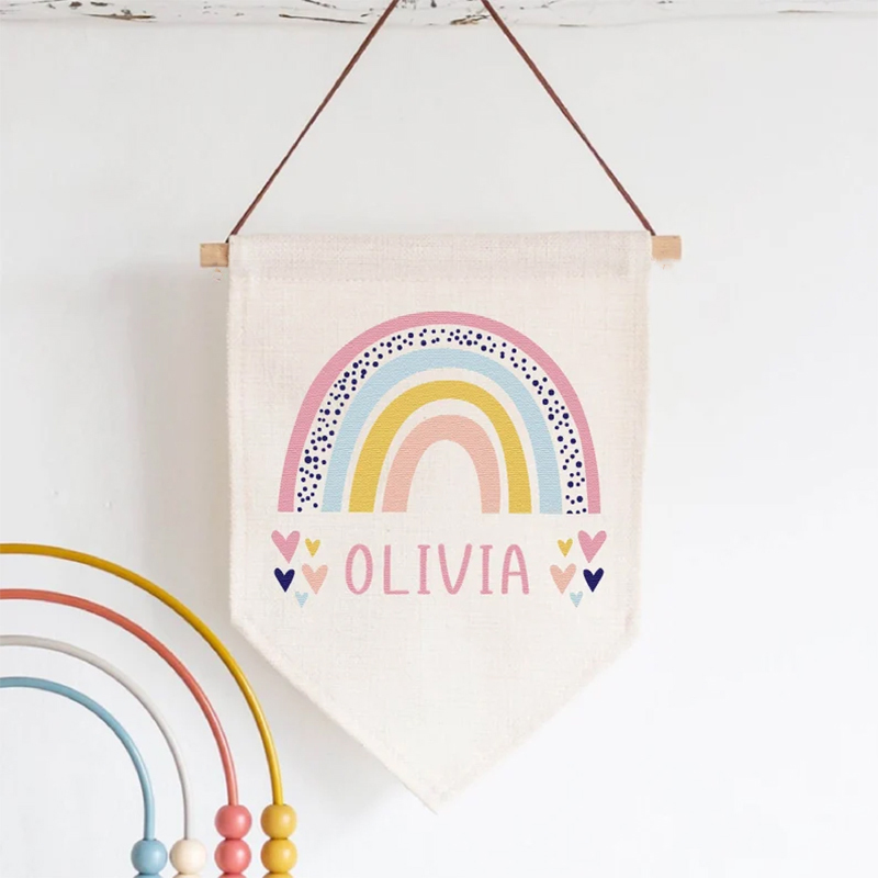 Personalised Name Banner Rainb - đánh giá và giá Baby Nursery Themes Girl