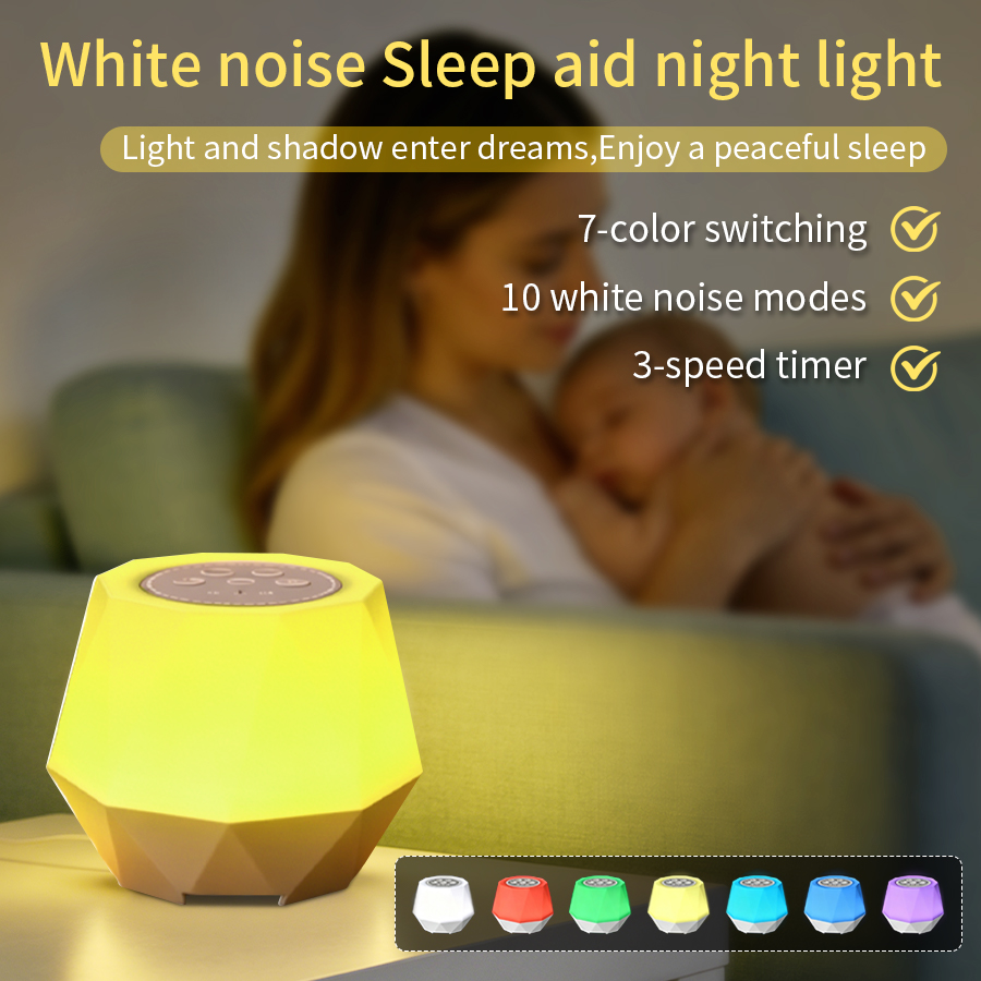 White Noise Function Night Lig - đánh giá và giá Baby Nursery Lamp