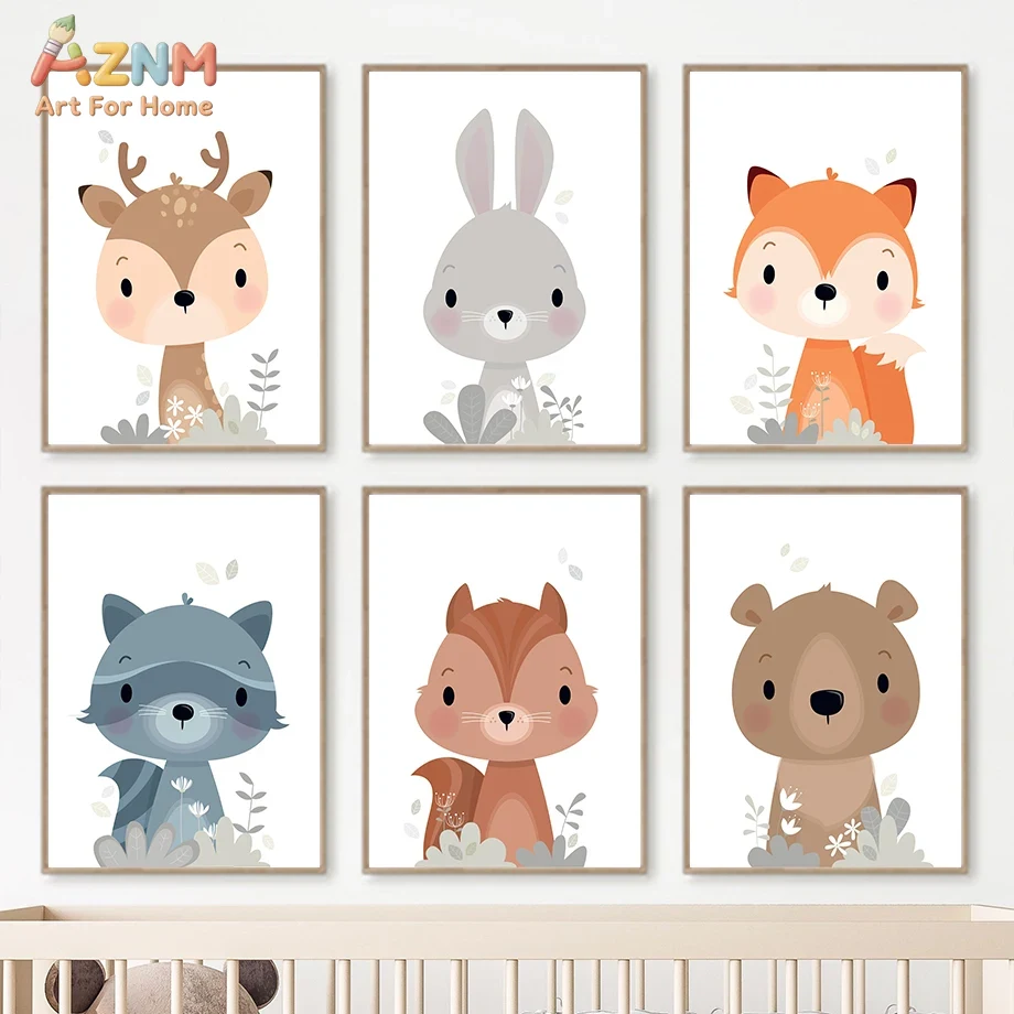 AZNM Cute Woodland Forest Anim - đánh giá và giá Baby Nursery Plants